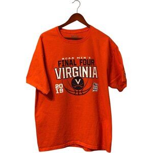 Virginia Final Four 2019 Orange S/S T-Shirt Men's Size XL Cavaliers NCAA